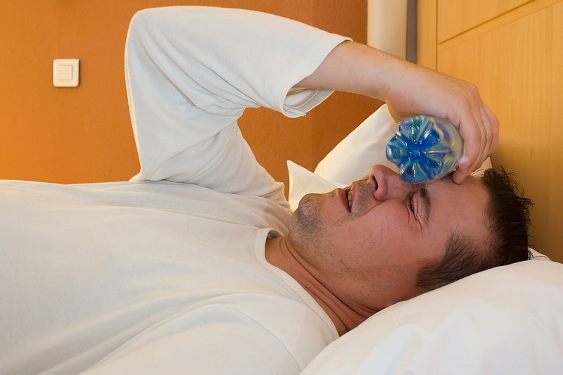 После запоя отекло лицо