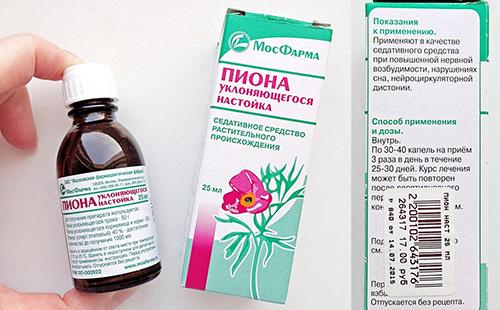 Настойка пиона