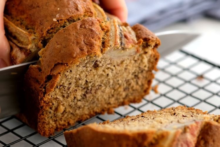 Banankake med chiafrø Banankake med chiafrø