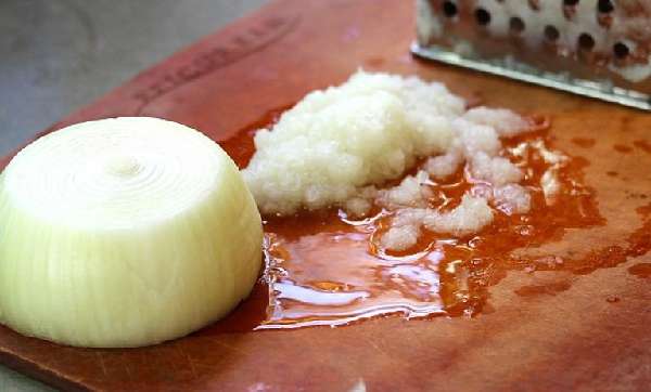 Измельченный лук Тертый лук