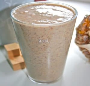 Льняно-кефирный напиток