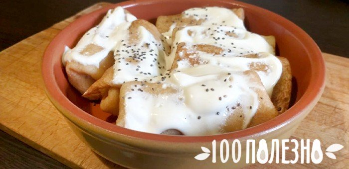 блинчики с семенами чиа