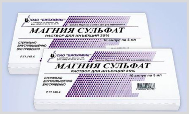 Капельница с магнезией при беременности